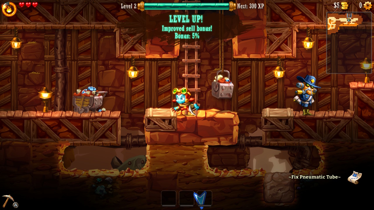 Game: Steamworld Dig Series Review