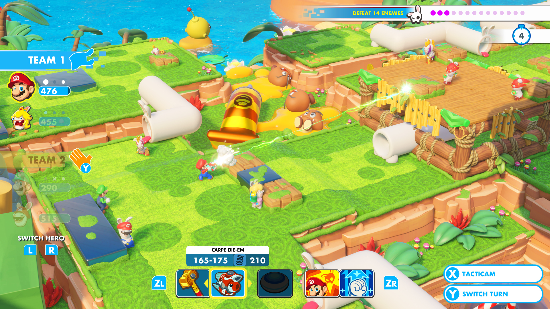Game: Mario Rabbids Kingdom Battle Review
