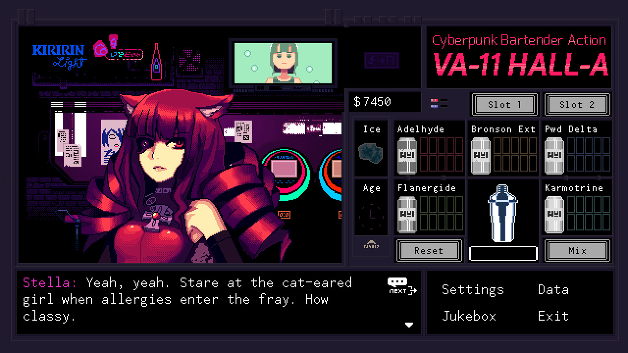 Game: VA-11 Hall-A Review