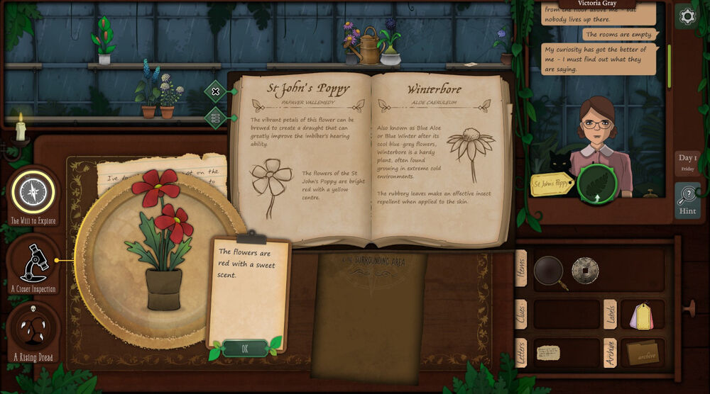 Game: Strange Horticulture